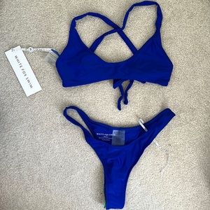 White Fox Electric Blue Bikini